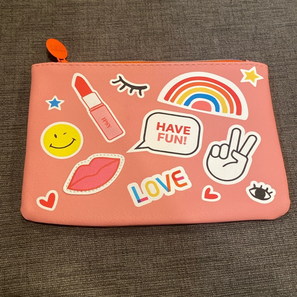 Ipsy Pink Makeup Bag       cosmetics cosmetic bags beauty pouch pouches